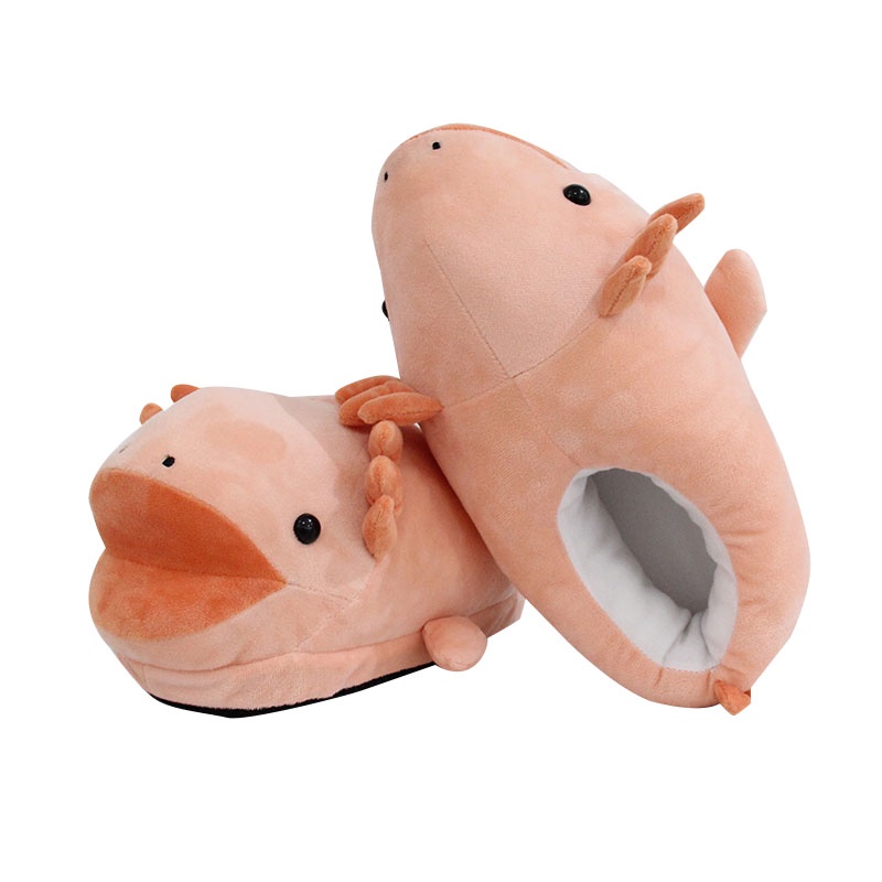 Tas Salamander Hewan Baru, Sandal Katun Musim Dingin Mewah untuk Pria dan Wanita, Sepatu Katun Pasan