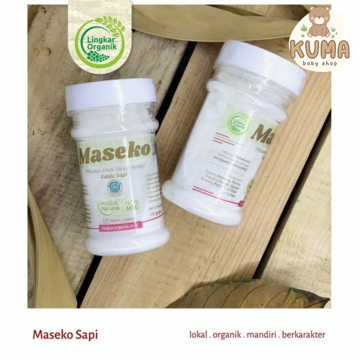 

Maseko Kaldu Sapi 100gr Maseko Kaldu Non MSG Lingkar Organik