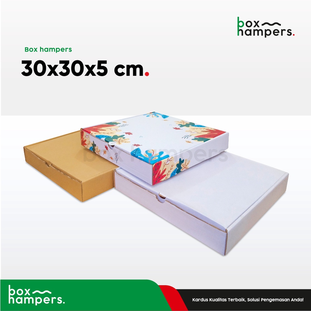 

Box 30x30x5 LS Kardus/polos/Hampers/hoodie/mukena/ultah/ulang tahun/happybirthday/it's boy/it's girl/baby/bayi/tinggi5