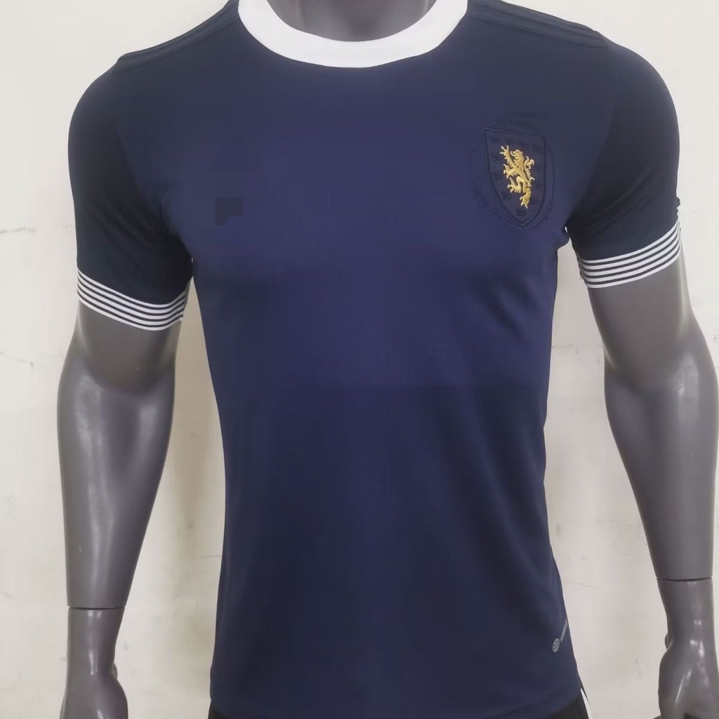 T-shirt untuk pria2023 Jersey Biru Edisi Ulang Tahun 150 Skotlandia