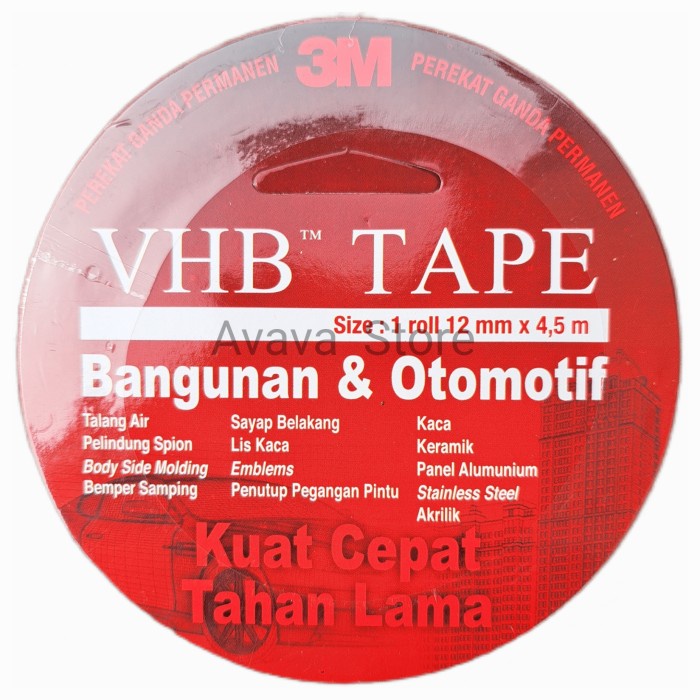 

Double Tape VHB 4900 Original USA Perekat Emblem - 24mm