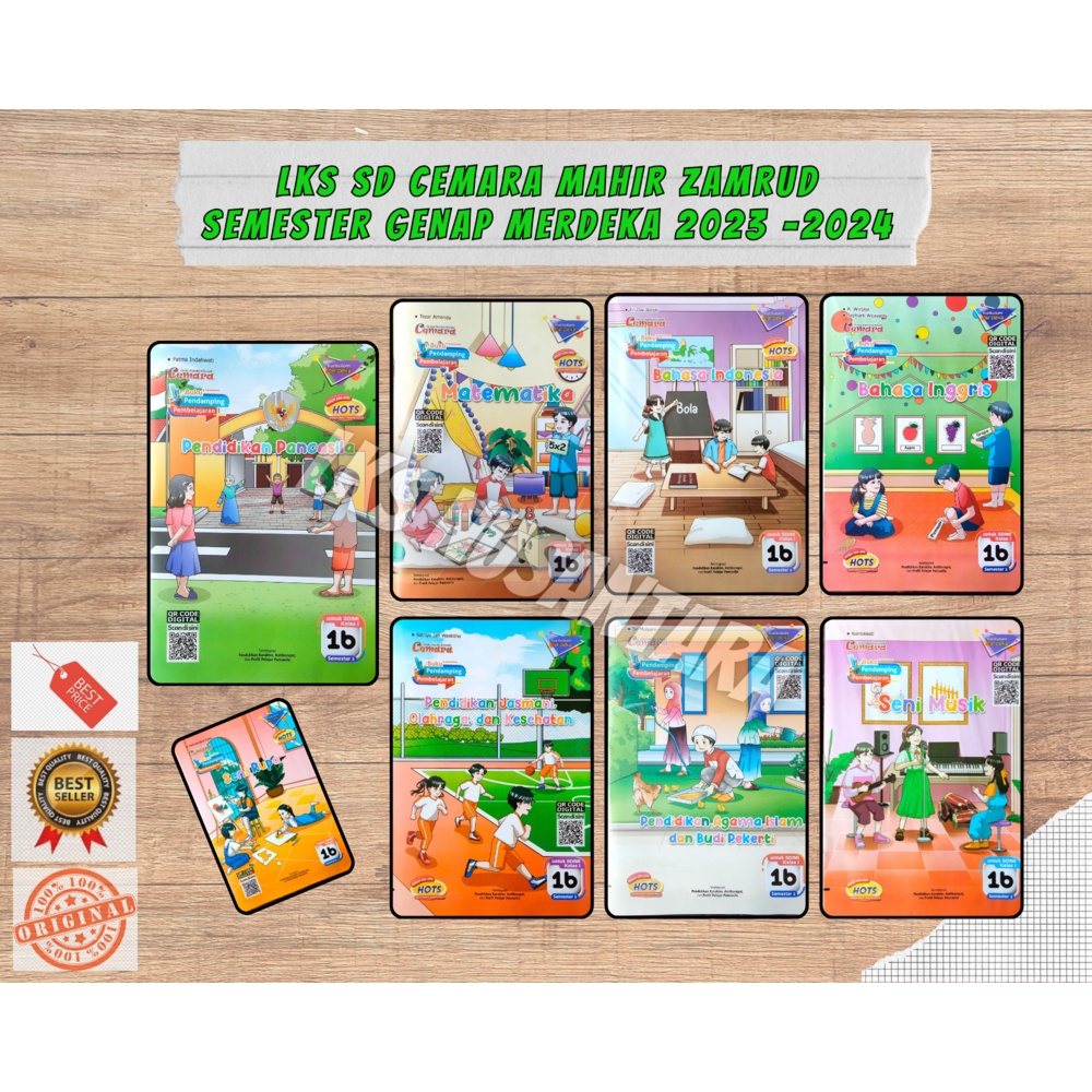 Buku LKS Putra Nugraha Cemara Mahir Zamrud Kelas 1 Genap Merdeka 2023-2024 Termurah