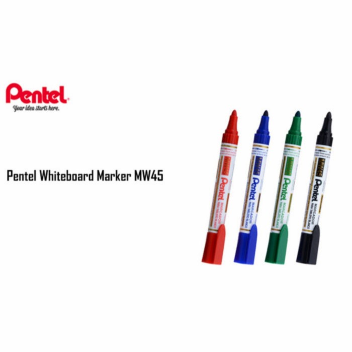 

Spidol PENTEL Whiteboard Marker MW45