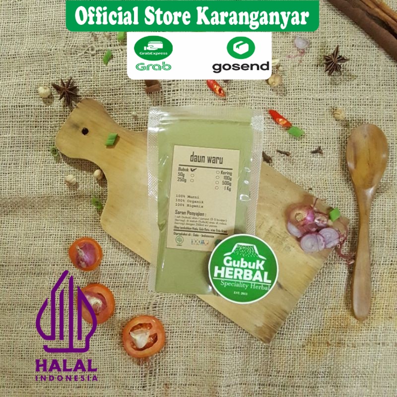 

DAUN WARU BUBUK 500 GRAM / Hibiscus Tiliaceus / BUBUK HALUS / MURNI TANPA CAMPURAN