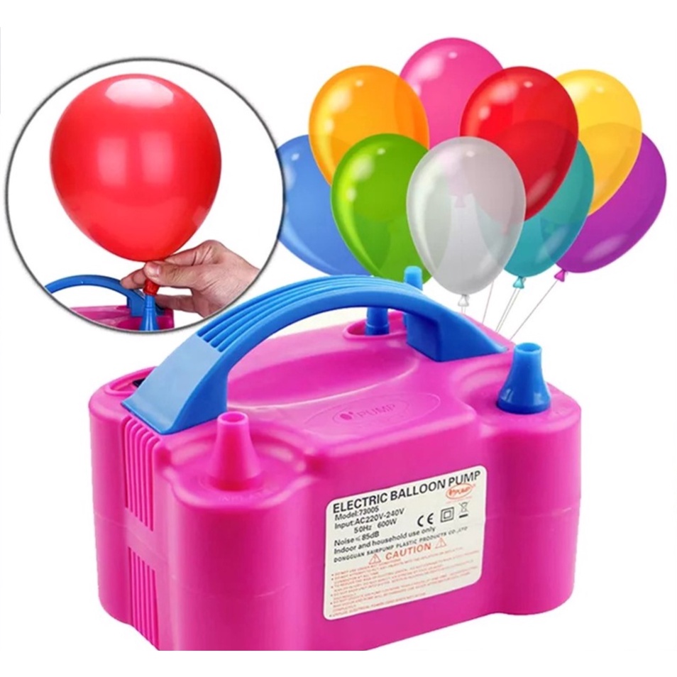 MCC Pompa Balon Elektrik Listrik 2 Lubang Electric Balloon Pump Pompa Angin 2 IN 1 Vacum And Blow Ba