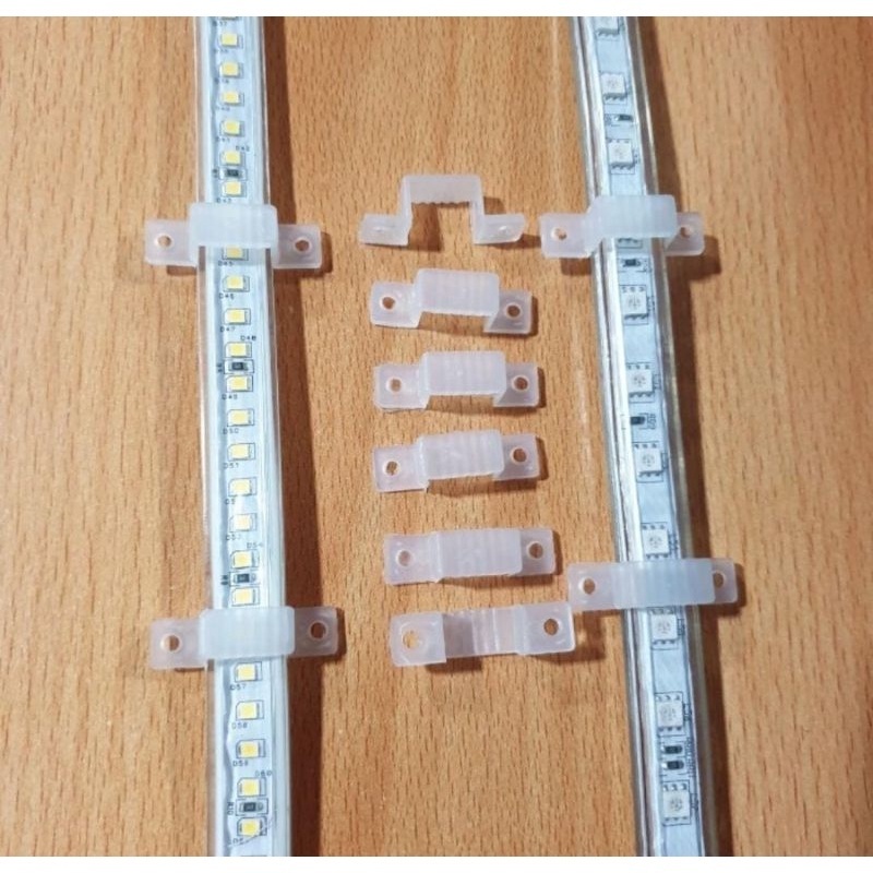 Klem Lampu Selang Led Strip Bening 220V 2835 / 5050
