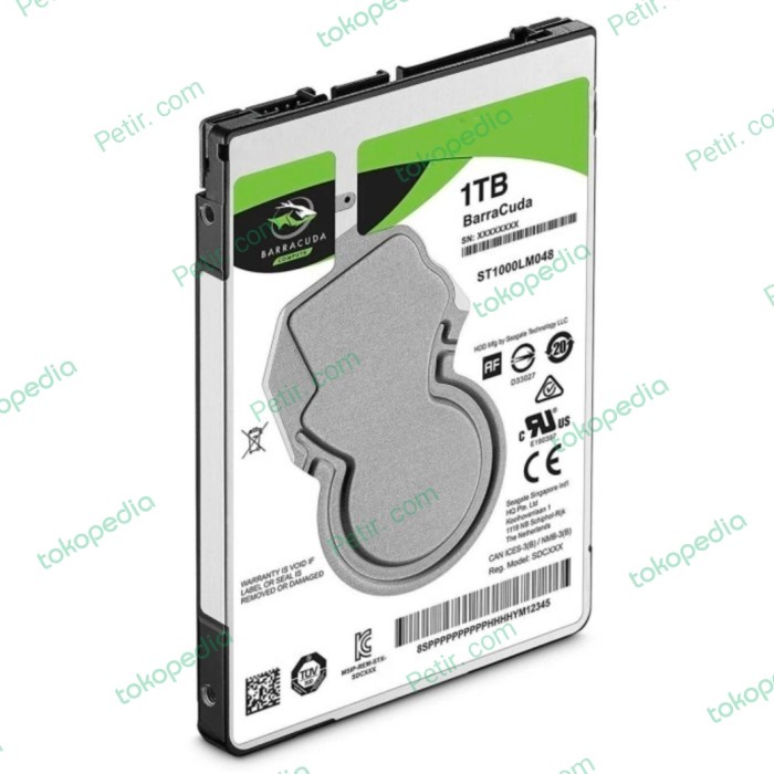 Hardisk Laptop 1TB /500GB Seagate Barracuda Slim 2.5 Inchi  - 500GB