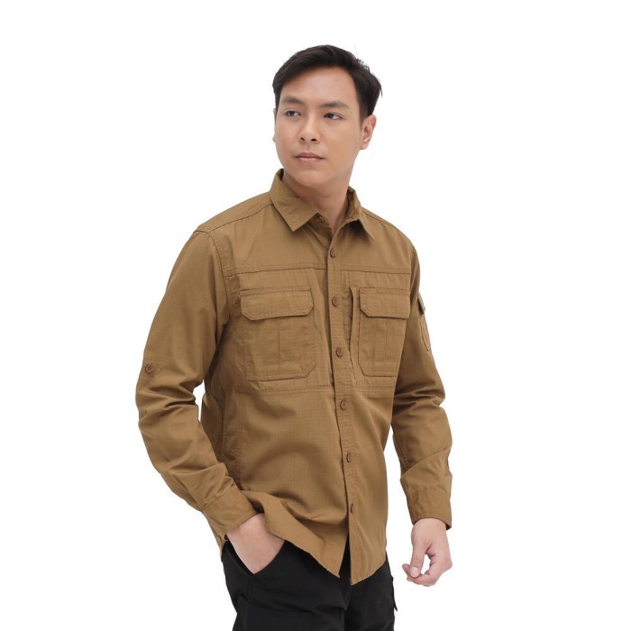 KEMEJA EIGER MEN'S ESCRAPMENT XTR LS F1 SHIRT 91000 8556 Original