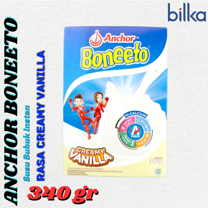 

ANCHOR BONEETO Susu Bubuk Instan Creamy Vanilla 340gr