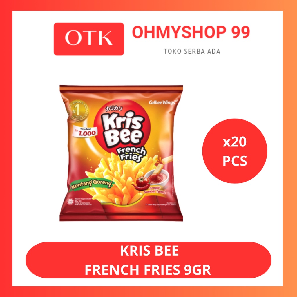 

KrisBee Fries Kentang Goreng 9gr - 2 Renteng