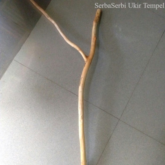 Ranting kayu jati cabang 50 cm - ranting kayu macrame sudah halus Termurah