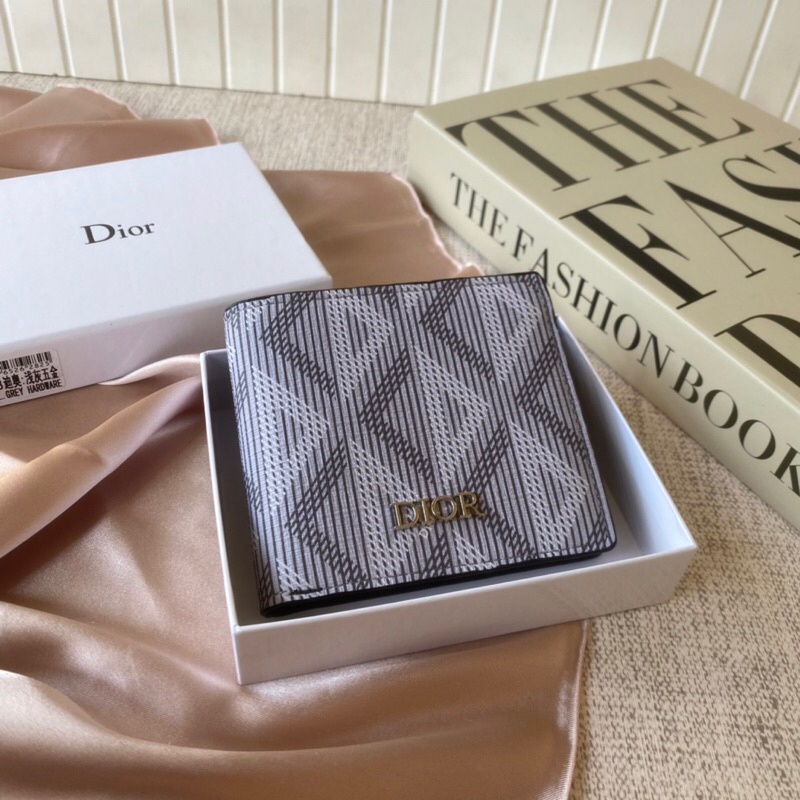 READY DOMPET LIPAT PRIA DIOR SALUR BIFOLD MEN WALLET IMPORT PREMIUM QUALITY FREE BOX