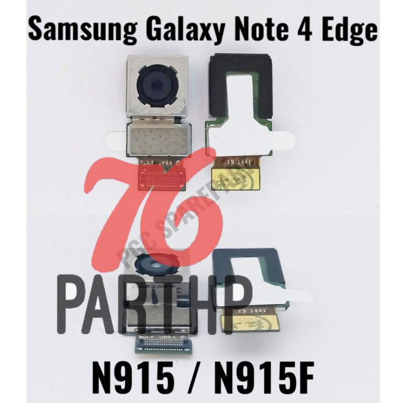 Original Kamera Belakang Samsung Galaxy Note 4 Edge - N915 N915F - Big Back Rear Camera