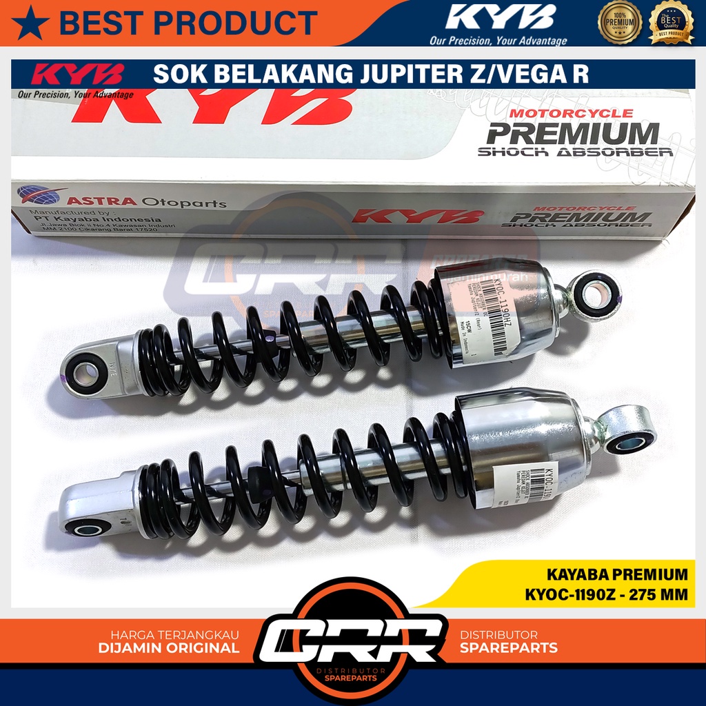 Sok Belakang Kayaba Jupiter Z Vega R ZR Z1 Z Robot Z Burhan F1ZR Force 1 Ukuran 275/280 MM Tipe Prem