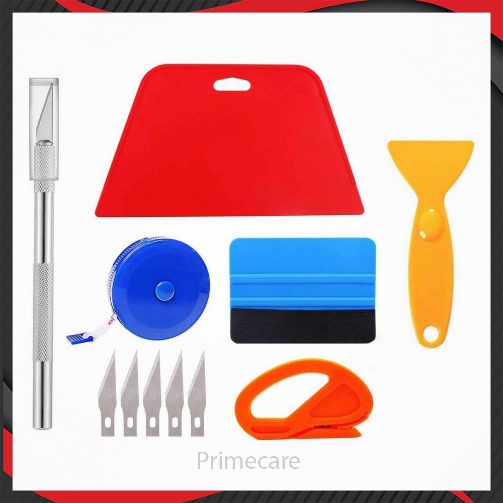 

Alat Pasang Stiker Wrap Vinyl Kaca Film Scrapper Spatula 11 PCS PK603