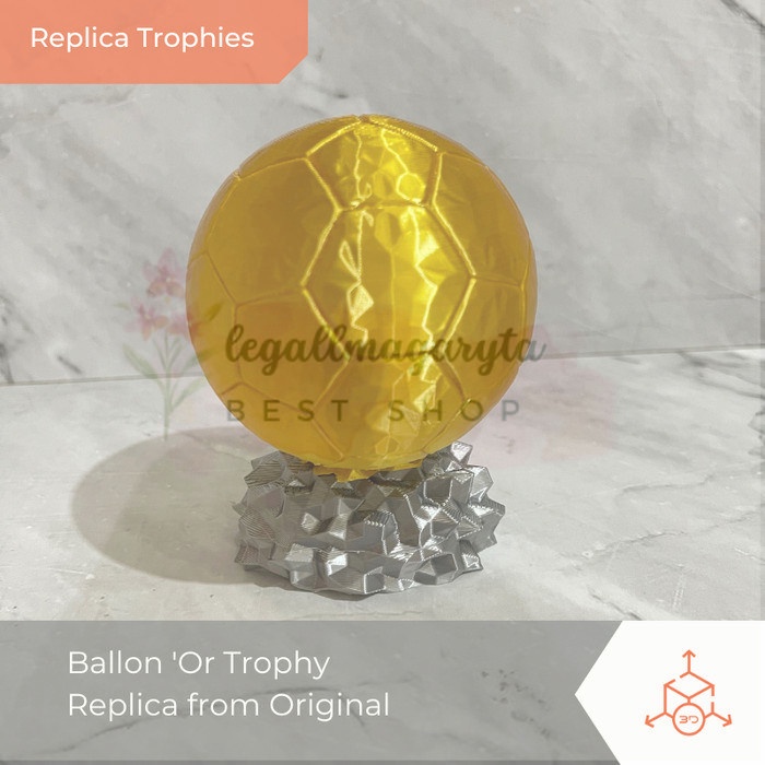 Replika Piala Ballon d'Or | Trophies Piala, Replica Balon Dor - 10cm