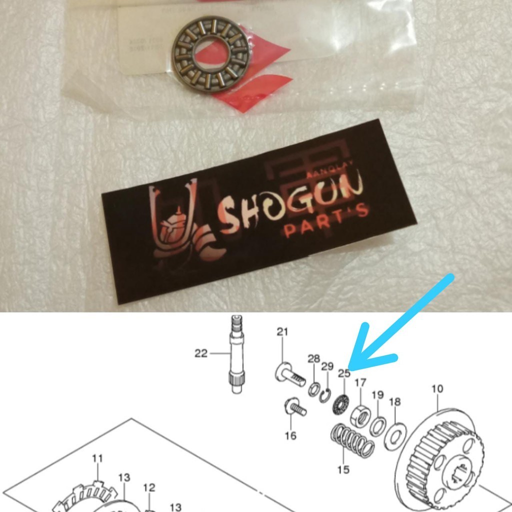 Bearing Matahari Kopling Shogun SP FL Bearing Matahari Kopling Axelo