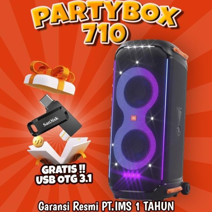 JBL PARTYBOX 710 Bluetooth Speaker Original Garansi Resmi Partybox710