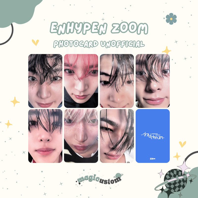 [PO] PHOTOCARD UNOFFICIAL ENHYPEN ZOOM PC SET UNOFF DAYDREAM ROMANCE UNTOLD CETAK MURAH
