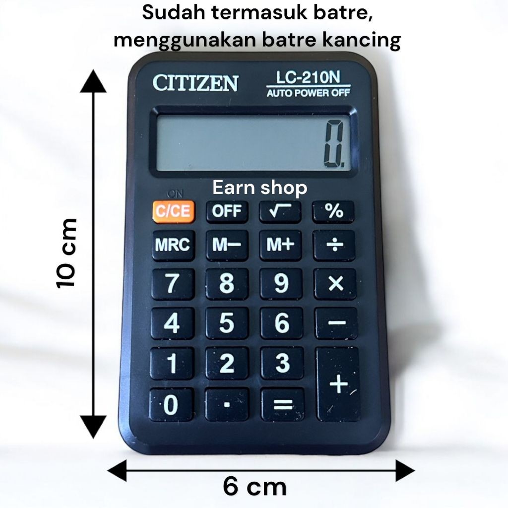 

Citizen Kalkulator / Calculator Mini LC-210N