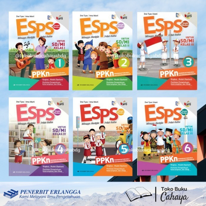 

ESPS PPKN KELAS 1 2 3 4 5 6 ERLANGGA SD K13N REVISI terbaru - ESPS PPKN KLS 1