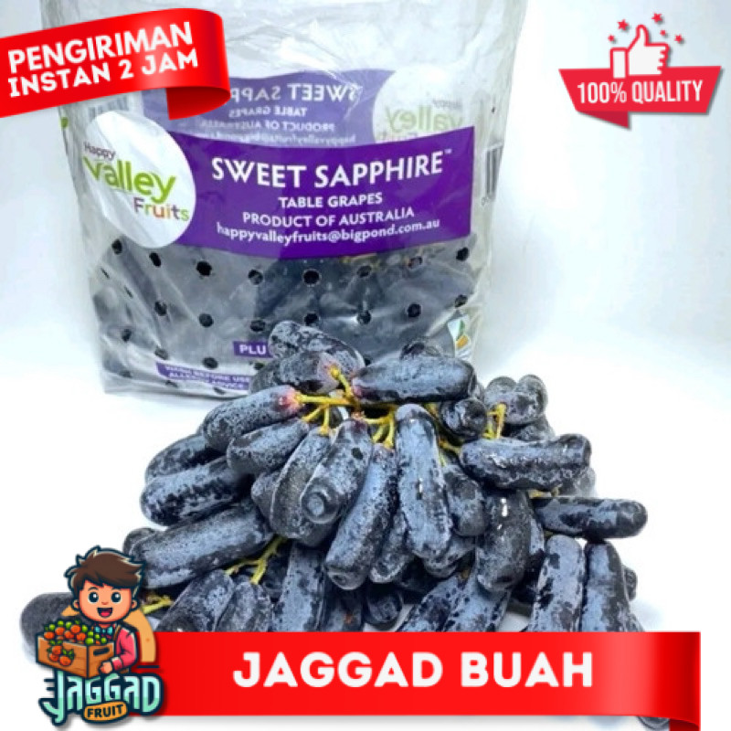 

[REPACK] Anggur Sweet Saphire 500 Gram Jaggad Fruit