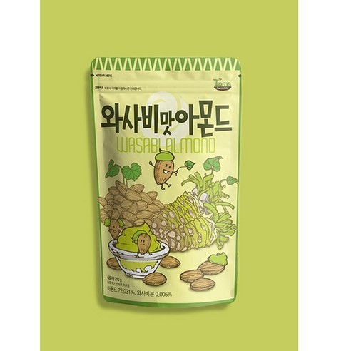 

READY STOCK!!! HBAF TOM's FARM ORIGINAL Honey Butter Almond Korean 210g - Wasabi