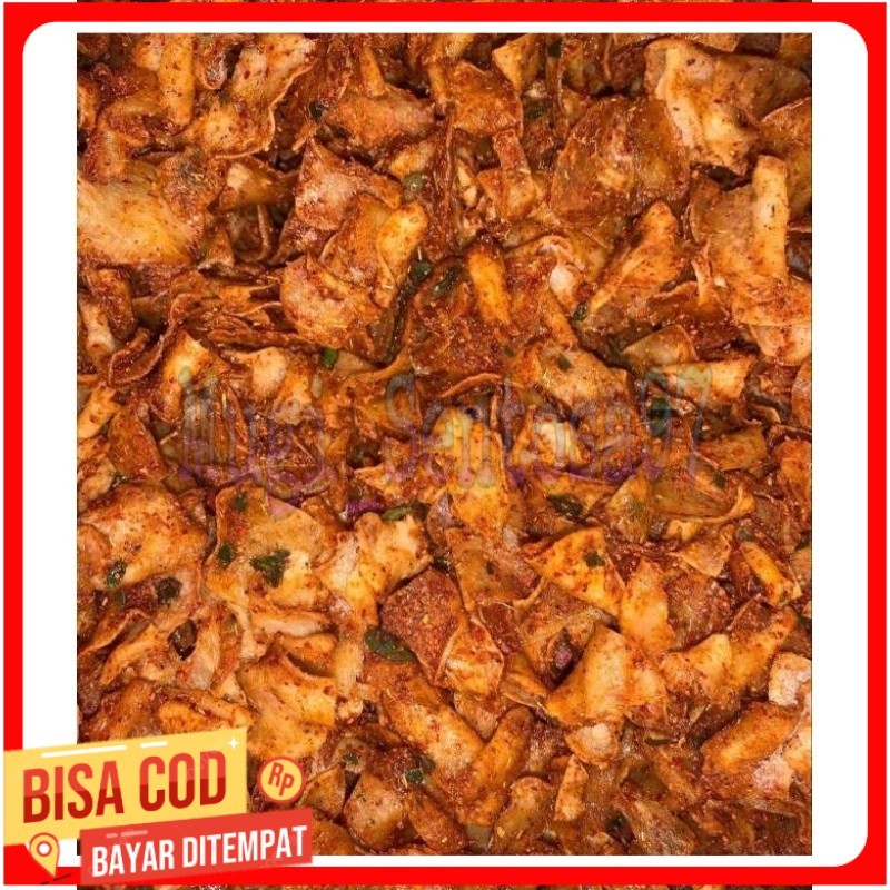 

1KG KERIPIK SINGKONG KRIWIL PEDAS DAUN JERUK