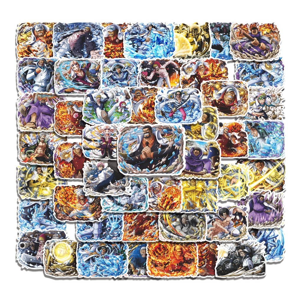 

COD 50 Pcs Stiker Marine Kaigun World Government Lucu Anti Air Untuk Dekorasi Notebook Sepeda Skateboard Handphone DIY