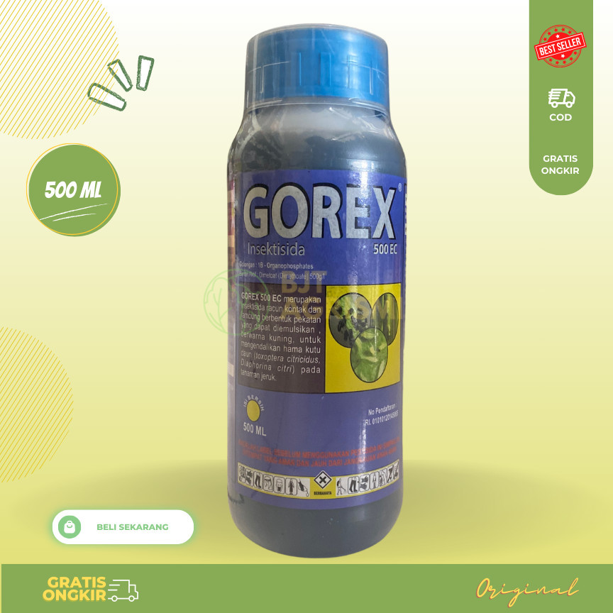 Insektisida GOREX 500EC Pemabasmi Hama isi 500ml Bahan Aktif DIMETOAT 500g/liter