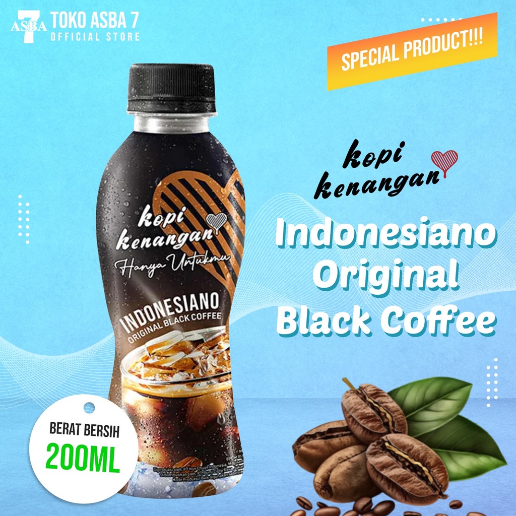 

KOPI KENANGAN INDONESIANO ORI BLACK COFFEE 200ML