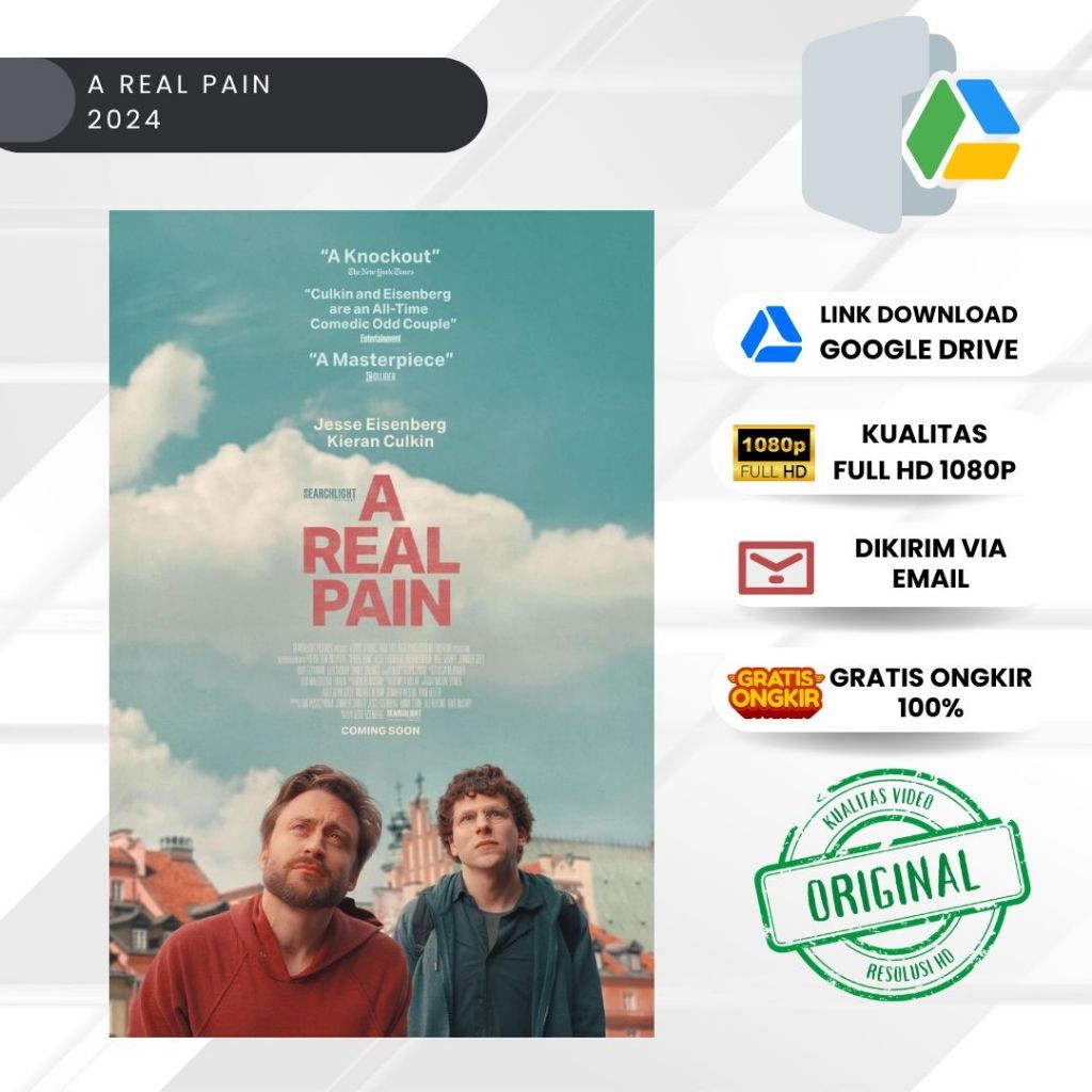 Film A Real Pain (2024) 1080P (GoogIedrive) - Sarana SB