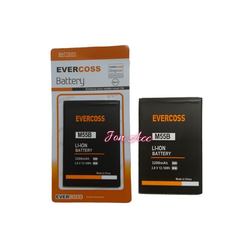 Baterai Evercoss M55B 4G LTE Evercoss Xtreme 2Pro  baterai original....