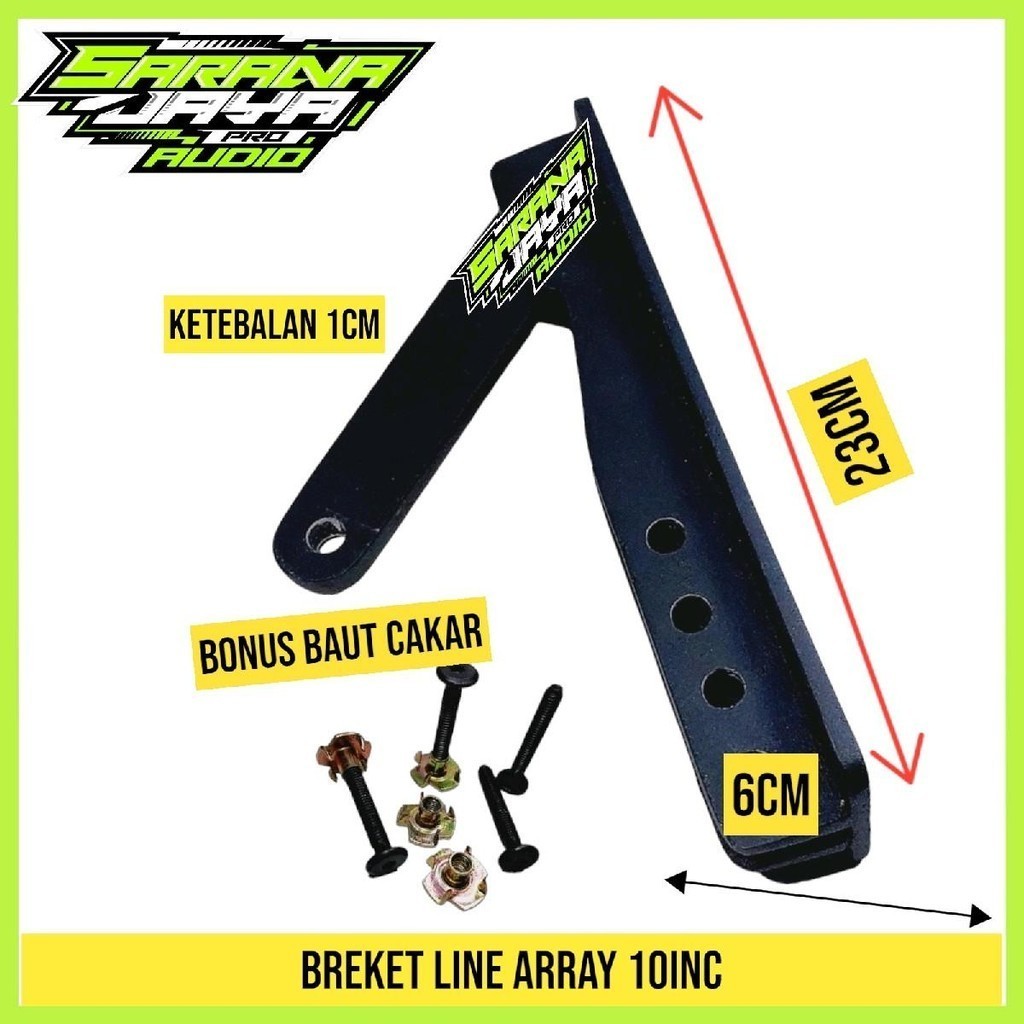 Breket line array 10inch tebal
