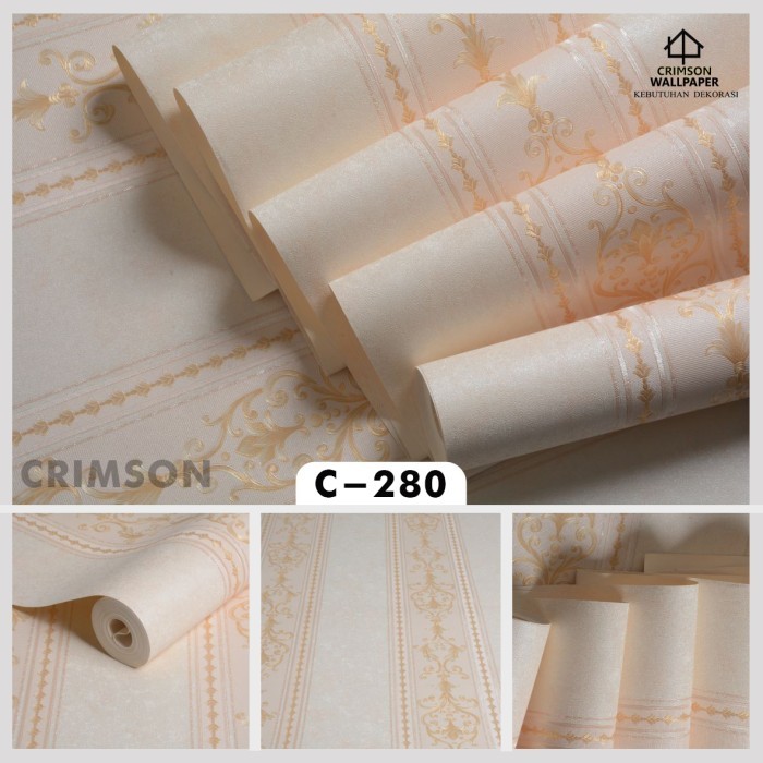 [New Arrival]Promo Wallpaper Dinding Kembang / Wallpaper Vinyl Motif Kembang - C-280