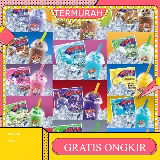

Pop Ice Minuman Beraneka Rasa [25grx10pcs/renceng]
