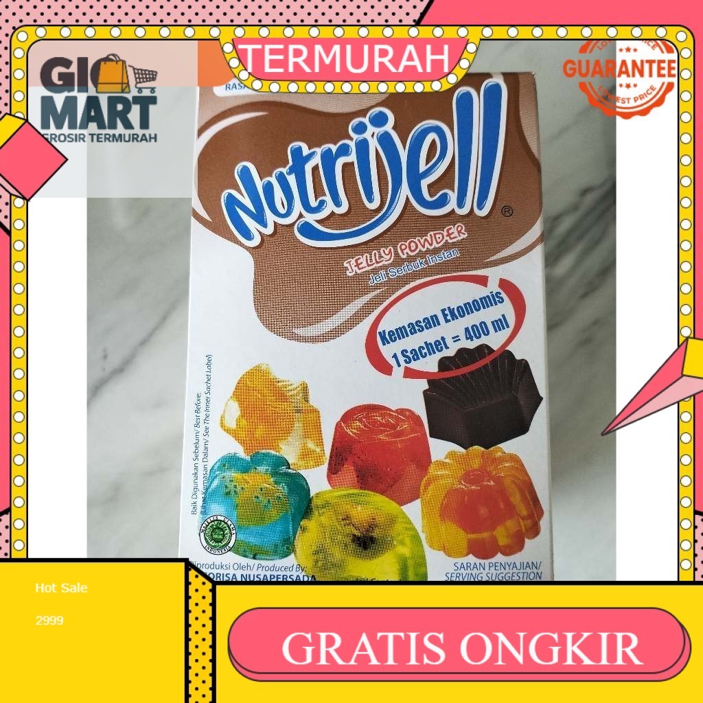 

Nutrijell - Jelly Rasa COKLAT 20gr 1 KOTAK/PAK