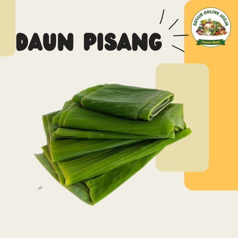 

Daun pisang per ikat - PAWON MAMI SAYUR ONLINE JOGJA