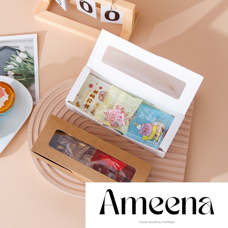 

Paper Box Kotak Kue Donat Muffin Kraft Paper 20,5 x 7,5 x 5 cm