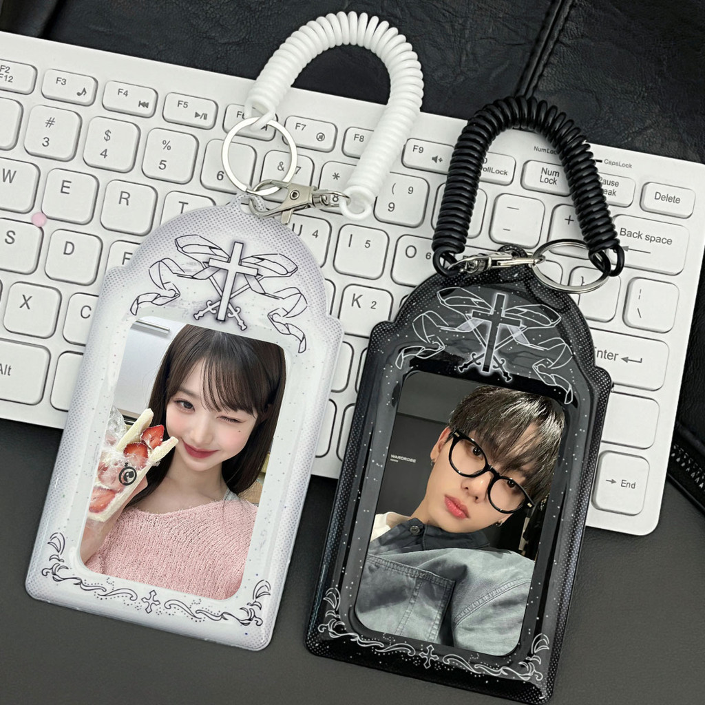 

Kpop Photocard Holder ID Badge Holder Student Bus Card Protective Photo Sleeves for Student Kpop Fan