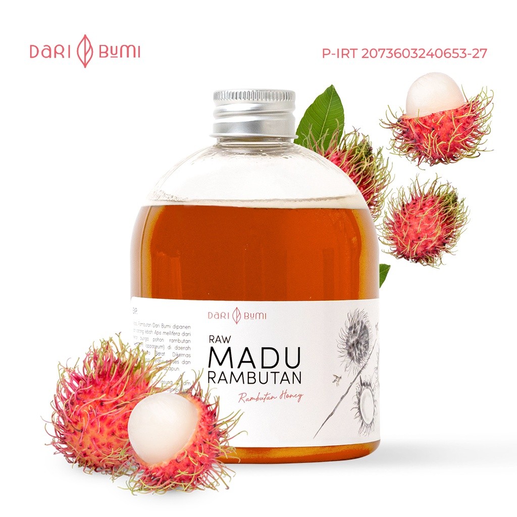 

Madu Murni Rambutan 650 gr Dari Bumi Madu Asli Premium