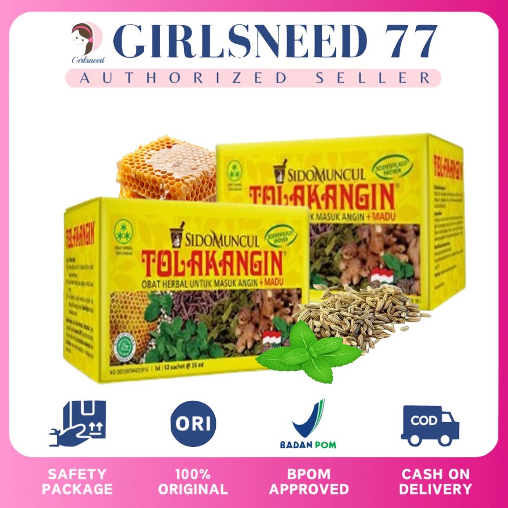 

Girlsneed77 Tolak Angin Cair Dus 2x12's Herbal - Masuk Angin Daya Tahan Tubuh
