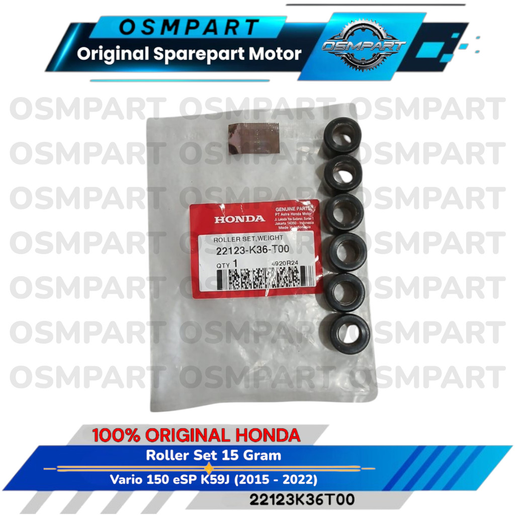 ROLLER RULLER SET VARIO 150 ESP AHM 22123K36T00
