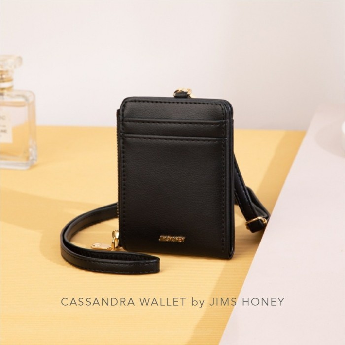 

Promo Diskon~[Limited Stok] JH CASSANDRA WALLET - Lanyard ID Card Holder JIMS HONEY ORI JIMSHONEY - BLACK