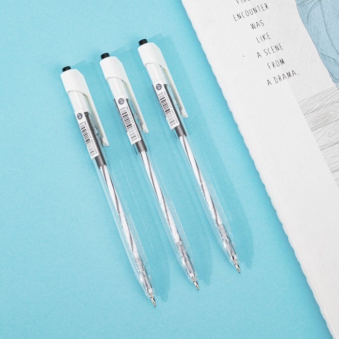 

BOBOMART X Pulpen DELI Arrow Retractable 0.7mm - EQ24 - Hitam Q24-BK