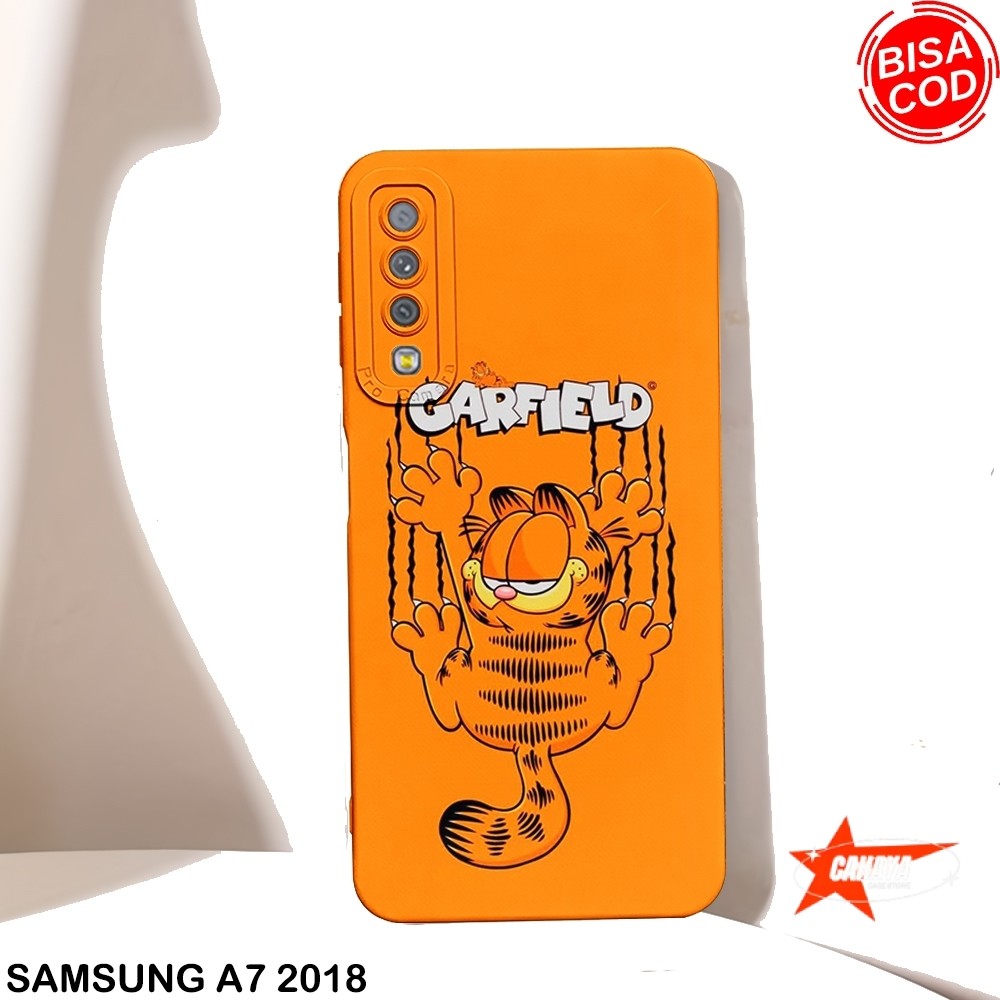 Case Samsung A7-2018 - Casing Samsung A7 2018 - Case Hp - Casing Hp Softcase - Samsung A7 2018 - Sil