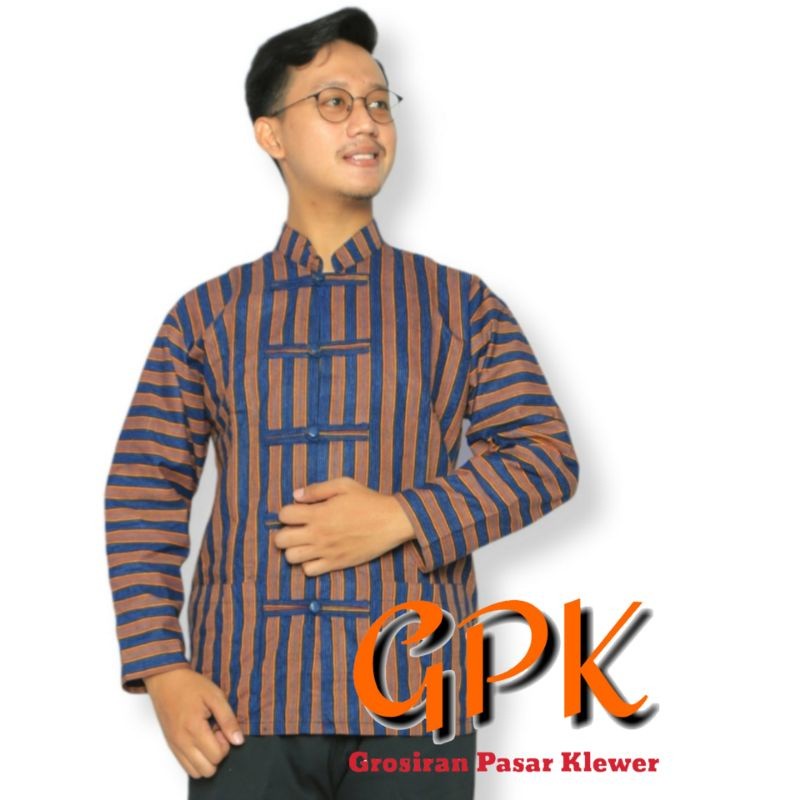 Baju Koko Lurik Sanghai Koko Surjan Lurik Surjan Koko Lurik Sanghai