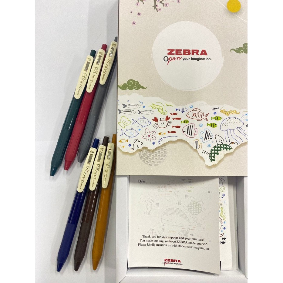 

Zebra Sarasa Vintage 0.5 Set 5 - VI 1