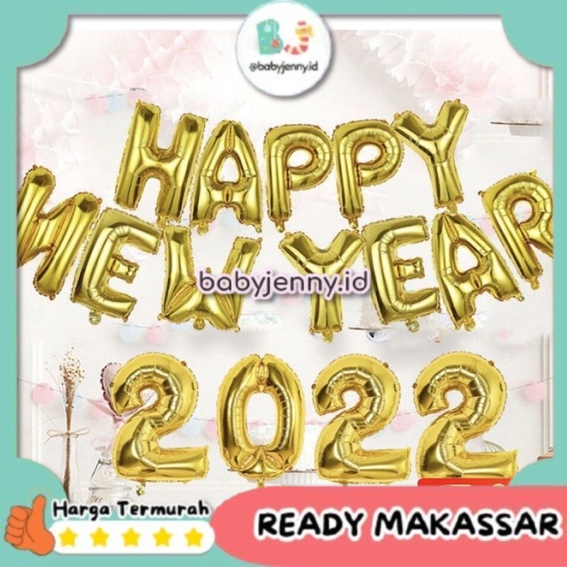 [Babyjenny.id] J429 Balon Foil Huruf Gold A-Z Balon Foil Angka 0-9 / Ballon Foil Abjad Alphabet Angk