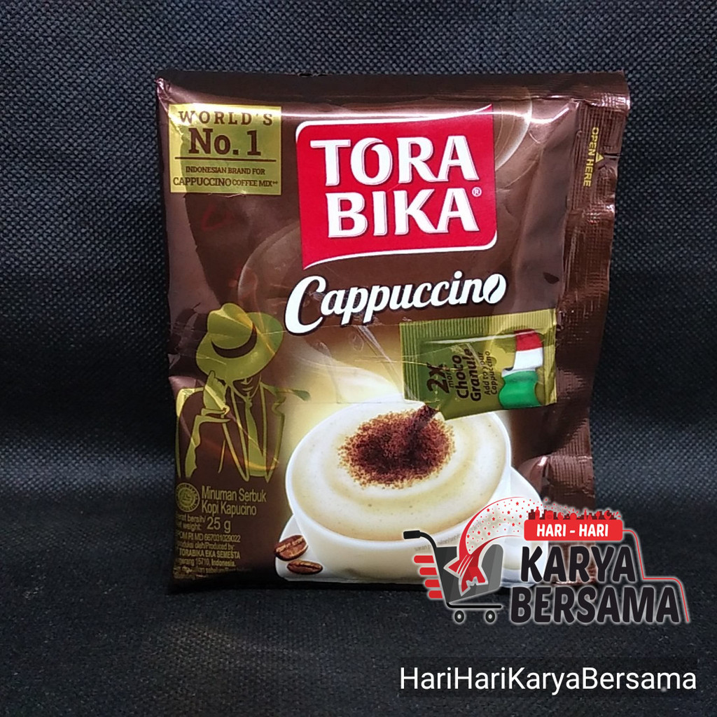 

MINUMAN KOPI BUBUK INSTAN TORABIKA TORA BIKA CAPPUCCINO 5 SACHET X 25GR